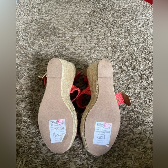 Steve Madden Magestee Orange Wedge - Picture 4 of 4